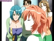 Anime teenie gives oral sex