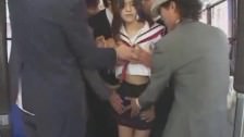 asian teen schoolgirl groped in bus